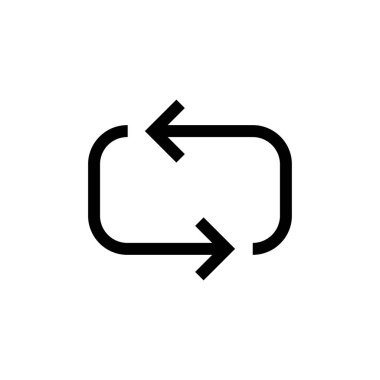 Ok büyük siyah simge. Ok simgesi. Imleç. Modern basit oklar. Vektör çizimi.