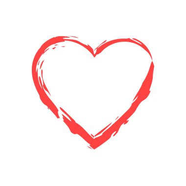 Kalp ikonu gibi. Canlı yayın videosu, sohbet, beğeni. Beyaz arkaplanda izole edilmiş kırmızı kalp ağı gibi sosyal ağlar.