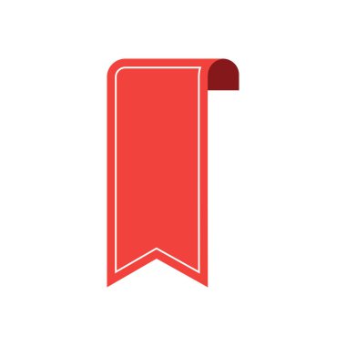 Şerit veya etiket, etiket, afiş. Düz şerit çizim beyaz arka plan üzerinde izole. Retro tarzı. Vintage. Şerit.