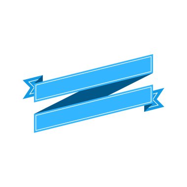 Şerit veya etiket, etiket, afiş. Düz şerit çizim beyaz arka plan üzerinde izole. Retro tarzı. Vintage. Şerit.