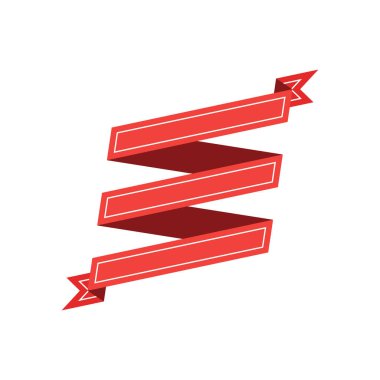 Şerit veya etiket, etiket, afiş. Düz şerit çizim beyaz arka plan üzerinde izole. Retro tarzı. Vintage. Şerit.