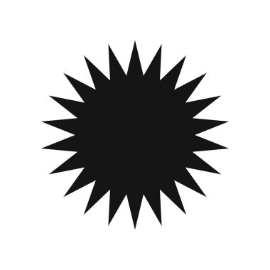 Starburst satış etiket etiketi. Sunburst fiyat etiketi indirim etiketi, alışveriş, satış, özel teklif rozetleri. Retro tarzı. Etiket. Vintage. Vektör çizimi.