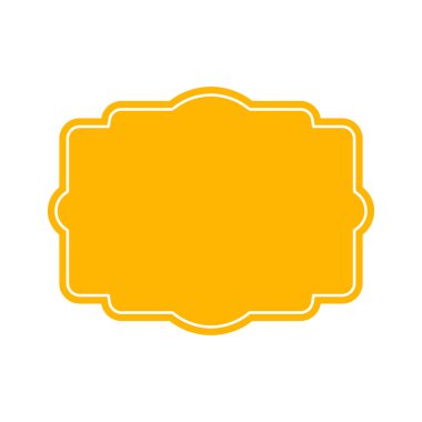 Kalkanlar simgesi. Siyah siluet kalkan şekli, siyah etiket. Vintage veya retro kalkan. Vektör çizimi.