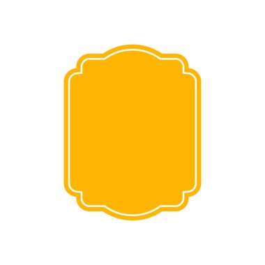 Kalkanlar simgesi. Siyah siluet kalkan şekli, siyah etiket. Vintage veya retro kalkan. Vektör çizimi.