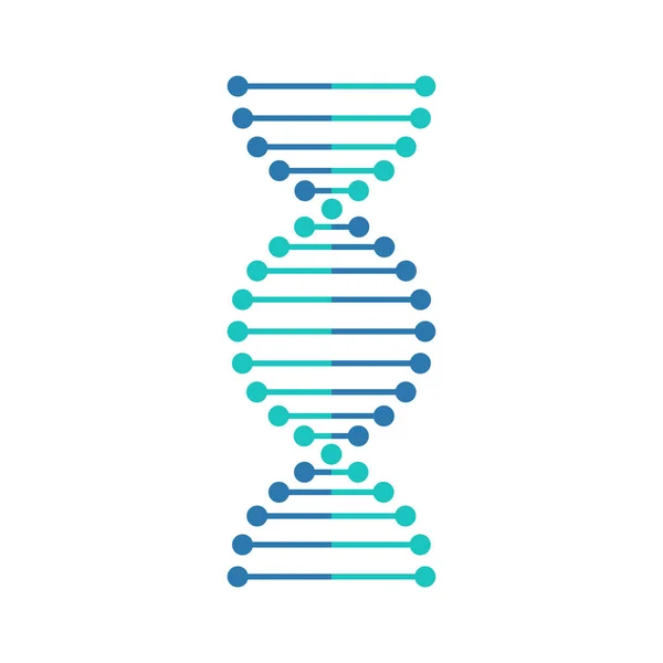 DNA abstrak untai set simbol. Ilustrasi vektor . - Stok Vektor