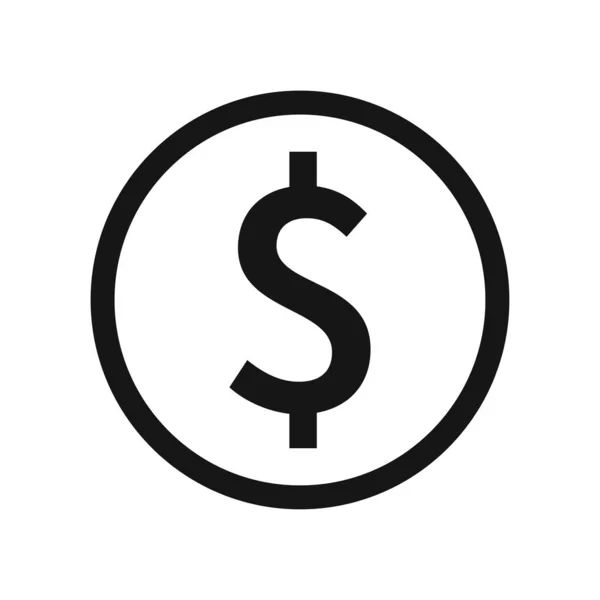 Icona di riduzione dei costi. Immagine isolata su sfondo bianco. Illustrazione vettoriale . — Vettoriale Stock