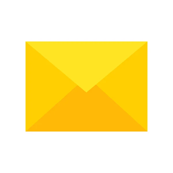 Ícones de envelopes com uma imagem de uma carta fechada. Documento em papel incluído num envelope. Entrega de correspondência ou documentos de escritório. Ilustração vetorial . — Vetor de Stock