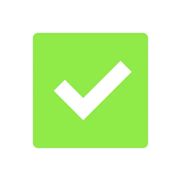 Approved icon. Profile Verification. Accept badge. Quality icon. Check mark. Sticker with tick. Check mark or red cross. Vector illustration. — Stock Vector