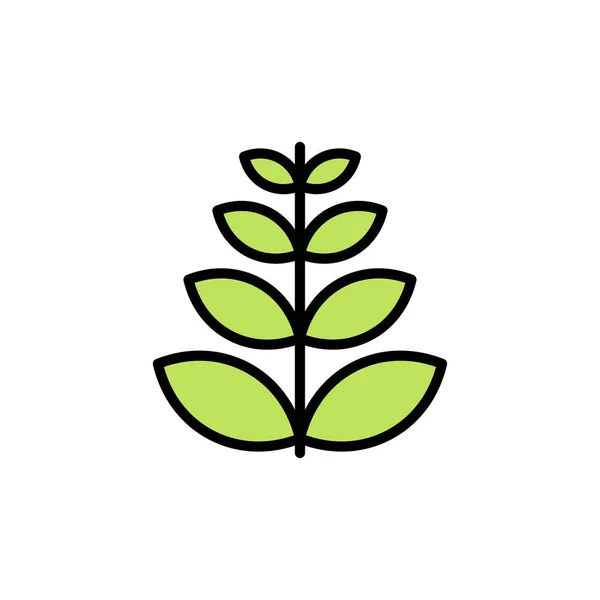 Icono del árbol. Icono de plantas verdes, bosque. Árboles ilustraciones. Naturaleza. ilustraciones vectoriales . — Vector de stock