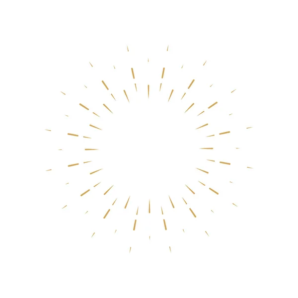 Icono de Sunburst. Estallido de sol de mejor calidad. Estrella, explosión de fuegos artificiales, logo, emblema, etiqueta. Banner web. Ilustración vectorial . — Vector de stock