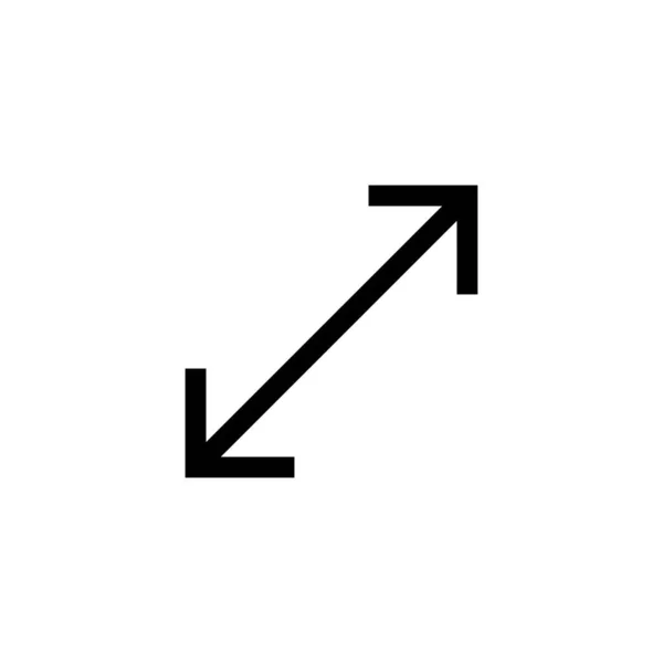 Arrow mare pictogramă neagră. Arrow icon. Cursor. Săgeţi simple moderne. Ilustrație vectorială . — Vector de stoc