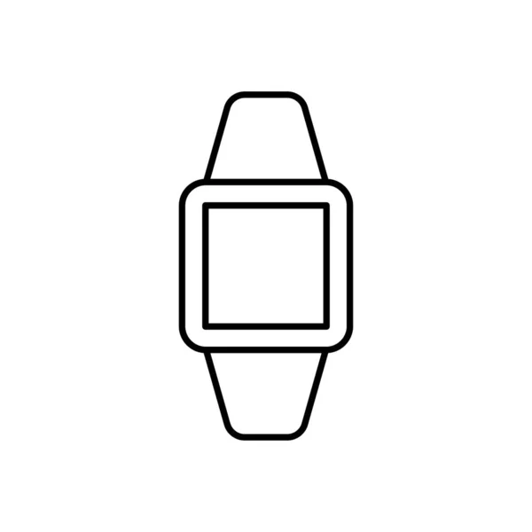 Pictogram van het horloge. Elektronische apparaten, Web Design vector template met horloge. Plat ontwerp, vector illustratie op achtergrond. — Stockvector