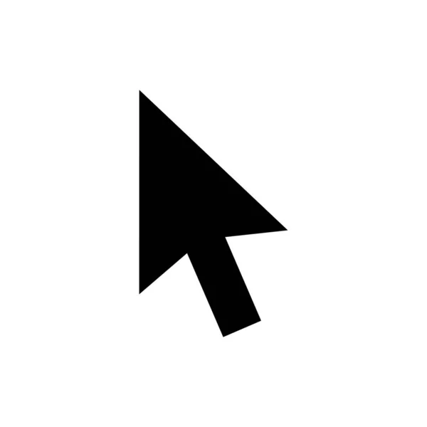 Computer mouse click cursor gray arrow icon and loading icons. Cursor icon. Vector illustration. Mouse click cursor. — Stock Vector