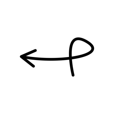 Ok büyük siyah simge. Ok simgesi. Imleç. Modern basit oklar. Vektör çizimi.