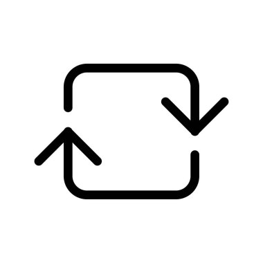 Ok büyük siyah simge. Ok simgesi. Imleç. Modern basit oklar. Vektör çizimi.