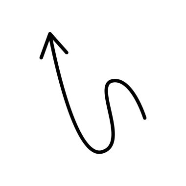 Ok büyük siyah simge. Ok simgesi. Imleç. Modern basit oklar. Vektör çizimi.