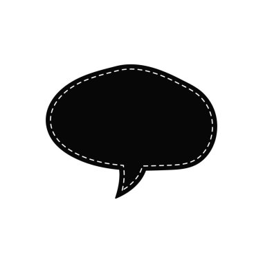 Konuşma baloncukları. Tırnak simgesi vektörü. Mesaj kabarcıkları sohbet. Boş retro boş komik kabarcık. Etiketler. İletişim balonları. Vektör çizimi.