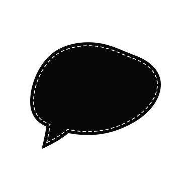 Konuşma baloncukları. Tırnak simgesi vektörü. Mesaj kabarcıkları sohbet. Boş retro boş komik kabarcık. Etiketler. İletişim balonları. Vektör çizimi.