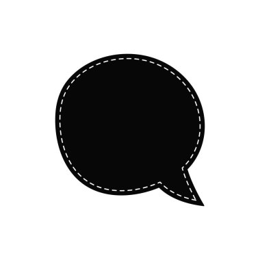 Konuşma baloncukları. Tırnak simgesi vektörü. Mesaj kabarcıkları sohbet. Boş retro boş komik kabarcık. Etiketler. İletişim balonları. Vektör çizimi.