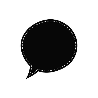 Konuşma baloncukları. Tırnak simgesi vektörü. Mesaj kabarcıkları sohbet. Boş retro boş komik kabarcık. Etiketler. İletişim balonları. Vektör çizimi.