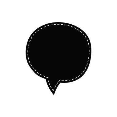 Konuşma baloncukları. Tırnak simgesi vektörü. Mesaj kabarcıkları sohbet. Boş retro boş komik kabarcık. Etiketler. İletişim balonları. Vektör çizimi.