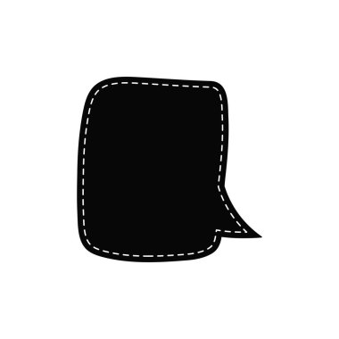 Konuşma baloncukları. Tırnak simgesi vektörü. Mesaj kabarcıkları sohbet. Boş retro boş komik kabarcık. Etiketler. İletişim balonları. Vektör çizimi.