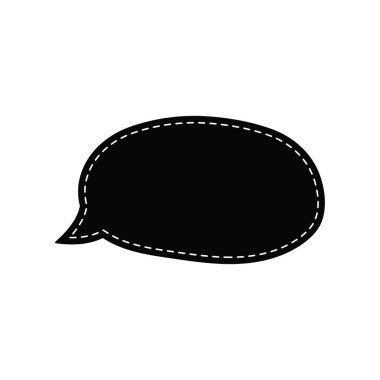 Konuşma baloncukları. Tırnak simgesi vektörü. Mesaj kabarcıkları sohbet. Boş retro boş komik kabarcık. Etiketler. İletişim balonları. Vektör çizimi.