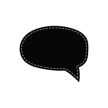 Konuşma baloncukları. Tırnak simgesi vektörü. Mesaj kabarcıkları sohbet. Boş retro boş komik kabarcık. Etiketler. İletişim balonları. Vektör çizimi.