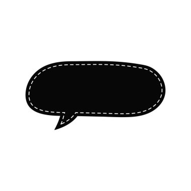 Konuşma baloncukları. Tırnak simgesi vektörü. Mesaj kabarcıkları sohbet. Boş retro boş komik kabarcık. Etiketler. İletişim balonları. Vektör çizimi.