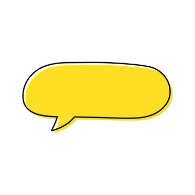 Konuşma baloncukları. Tırnak simgesi vektörü. Mesaj kabarcıkları sohbet. Boş retro boş komik kabarcık. Etiketler. İletişim balonları. Vektör çizimi.