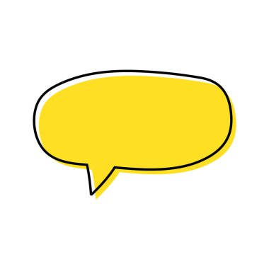 Konuşma baloncukları. Tırnak simgesi vektörü. Mesaj kabarcıkları sohbet. Boş retro boş komik kabarcık. Etiketler. İletişim balonları. Vektör çizimi.