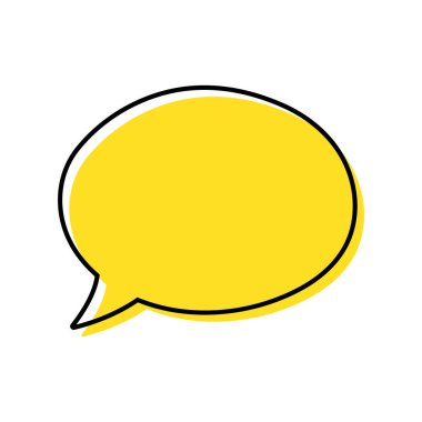 Konuşma baloncukları. Tırnak simgesi vektörü. Mesaj kabarcıkları sohbet. Boş retro boş komik kabarcık. Etiketler. İletişim balonları. Vektör çizimi.