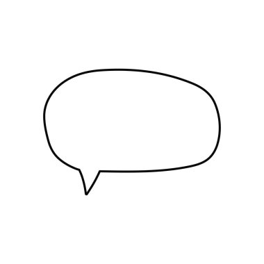 Konuşma baloncukları. Tırnak simgesi vektörü. Mesaj kabarcıkları sohbet. Boş retro boş komik kabarcık. Etiketler. İletişim balonları. Vektör çizimi.