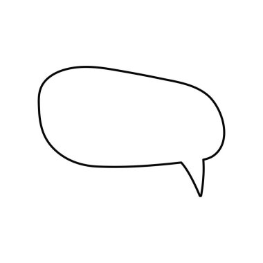 Konuşma baloncukları. Tırnak simgesi vektörü. Mesaj kabarcıkları sohbet. Boş retro boş komik kabarcık. Etiketler. İletişim balonları. Vektör çizimi.