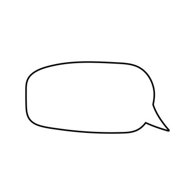 Konuşma baloncukları. Tırnak simgesi vektörü. Mesaj kabarcıkları sohbet. Boş retro boş komik kabarcık. Etiketler. İletişim balonları. Vektör çizimi.