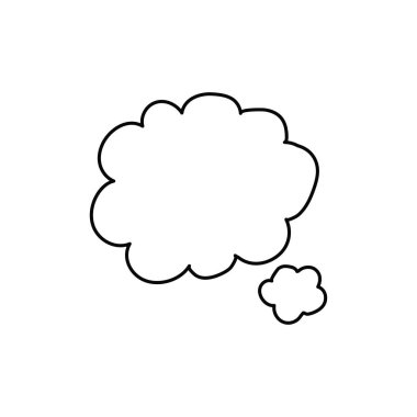 Konuşma baloncukları. Tırnak simgesi vektörü. Mesaj kabarcıkları sohbet. Boş retro boş komik kabarcık. Etiketler. İletişim balonları. Vektör çizimi.