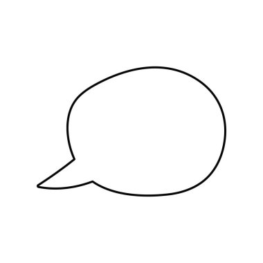 Konuşma baloncukları. Tırnak simgesi vektörü. Mesaj kabarcıkları sohbet. Boş retro boş komik kabarcık. Etiketler. İletişim balonları. Vektör çizimi.