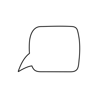 Konuşma baloncukları. Tırnak simgesi vektörü. Mesaj kabarcıkları sohbet. Boş retro boş komik kabarcık. Etiketler. İletişim balonları. Vektör çizimi.