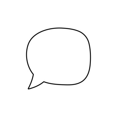 Konuşma baloncukları. Tırnak simgesi vektörü. Mesaj kabarcıkları sohbet. Boş retro boş komik kabarcık. Etiketler. İletişim balonları. Vektör çizimi.