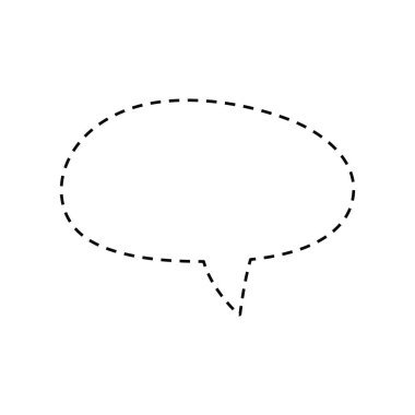 Konuşma baloncukları. Tırnak simgesi vektörü. Mesaj kabarcıkları sohbet. Boş retro boş komik kabarcık. Etiketler. İletişim balonları. Vektör çizimi.