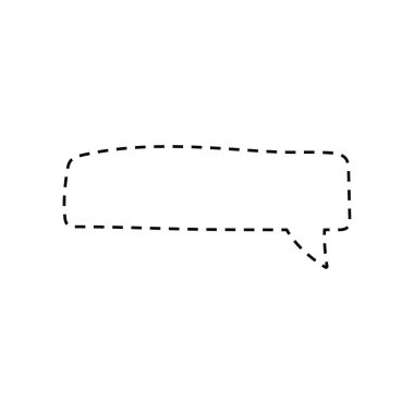 Konuşma baloncukları. Tırnak simgesi vektörü. Mesaj kabarcıkları sohbet. Boş retro boş komik kabarcık. Etiketler. İletişim balonları. Vektör çizimi.