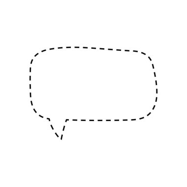 Konuşma baloncukları. Tırnak simgesi vektörü. Mesaj kabarcıkları sohbet. Boş retro boş komik kabarcık. Etiketler. İletişim balonları. Vektör çizimi.