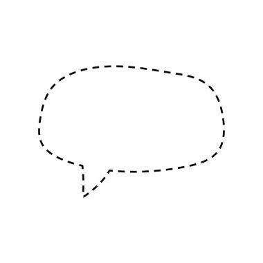 Konuşma baloncukları. Tırnak simgesi vektörü. Mesaj kabarcıkları sohbet. Boş retro boş komik kabarcık. Etiketler. İletişim balonları. Vektör çizimi.