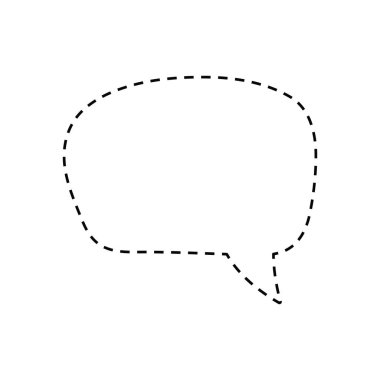 Konuşma baloncukları. Tırnak simgesi vektörü. Mesaj kabarcıkları sohbet. Boş retro boş komik kabarcık. Etiketler. İletişim balonları. Vektör çizimi.