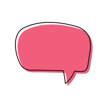 Konuşma baloncukları. Tırnak simgesi vektörü. Mesaj kabarcıkları sohbet. Boş retro boş komik kabarcık. Etiketler. İletişim balonları. Vektör çizimi.