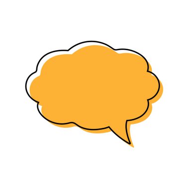 Konuşma baloncukları. Tırnak simgesi vektörü. Mesaj kabarcıkları sohbet. Boş retro boş komik kabarcık. Etiketler. İletişim balonları. Vektör çizimi.