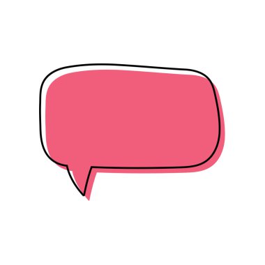 Konuşma baloncukları. Tırnak simgesi vektörü. Mesaj kabarcıkları sohbet. Boş retro boş komik kabarcık. Etiketler. İletişim balonları. Vektör çizimi.