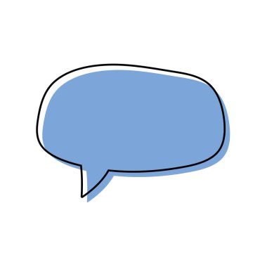 Konuşma baloncukları. Tırnak simgesi vektörü. Mesaj kabarcıkları sohbet. Boş retro boş komik kabarcık. Etiketler. İletişim balonları. Vektör çizimi.