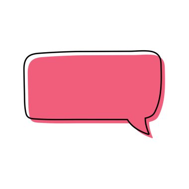 Konuşma baloncukları. Tırnak simgesi vektörü. Mesaj kabarcıkları sohbet. Boş retro boş komik kabarcık. Etiketler. İletişim balonları. Vektör çizimi.