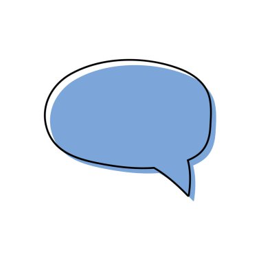 Konuşma baloncukları. Tırnak simgesi vektörü. Mesaj kabarcıkları sohbet. Boş retro boş komik kabarcık. Etiketler. İletişim balonları. Vektör çizimi.